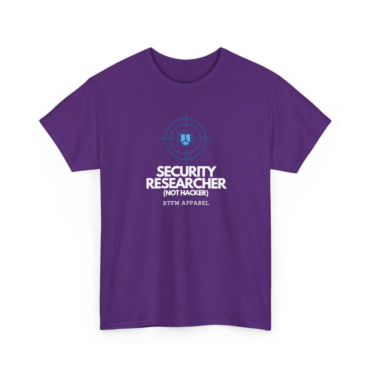 Security Researcher Not Hacker Bug — Cybersecurity Tee