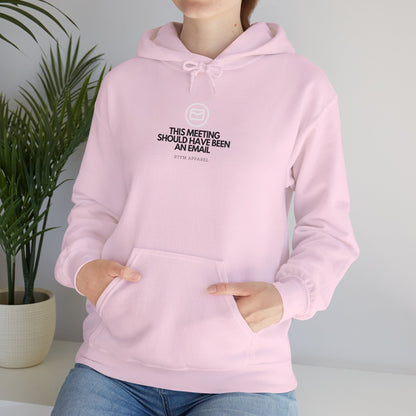 This Meeting Should Have Been An Email - Cozy IT Humor Hoodie, Tech Geek, Sysadmin