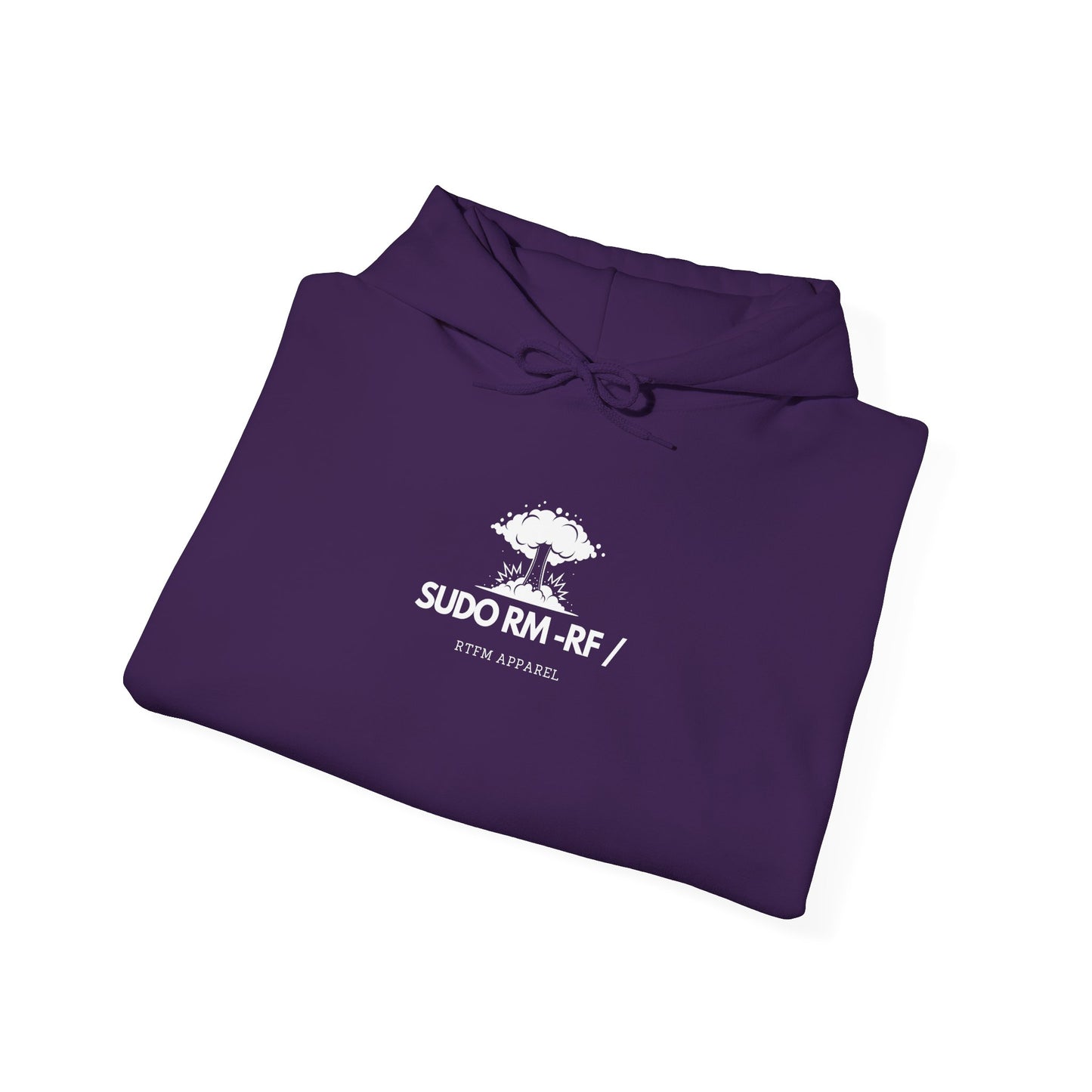 Sudo RM -RF / Explosion Fun Hoodie - Tech Humor for Geeks 2025