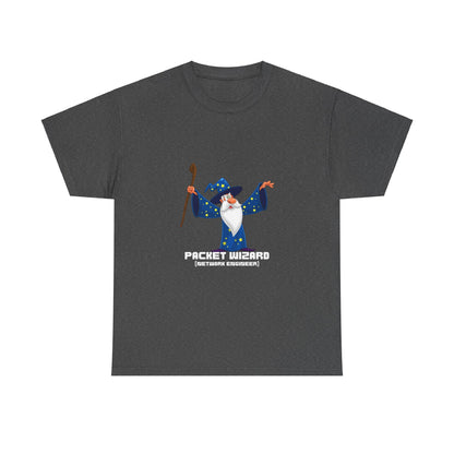 Packet Wizard Network Engineer Funny Tech Geek T-Shirt