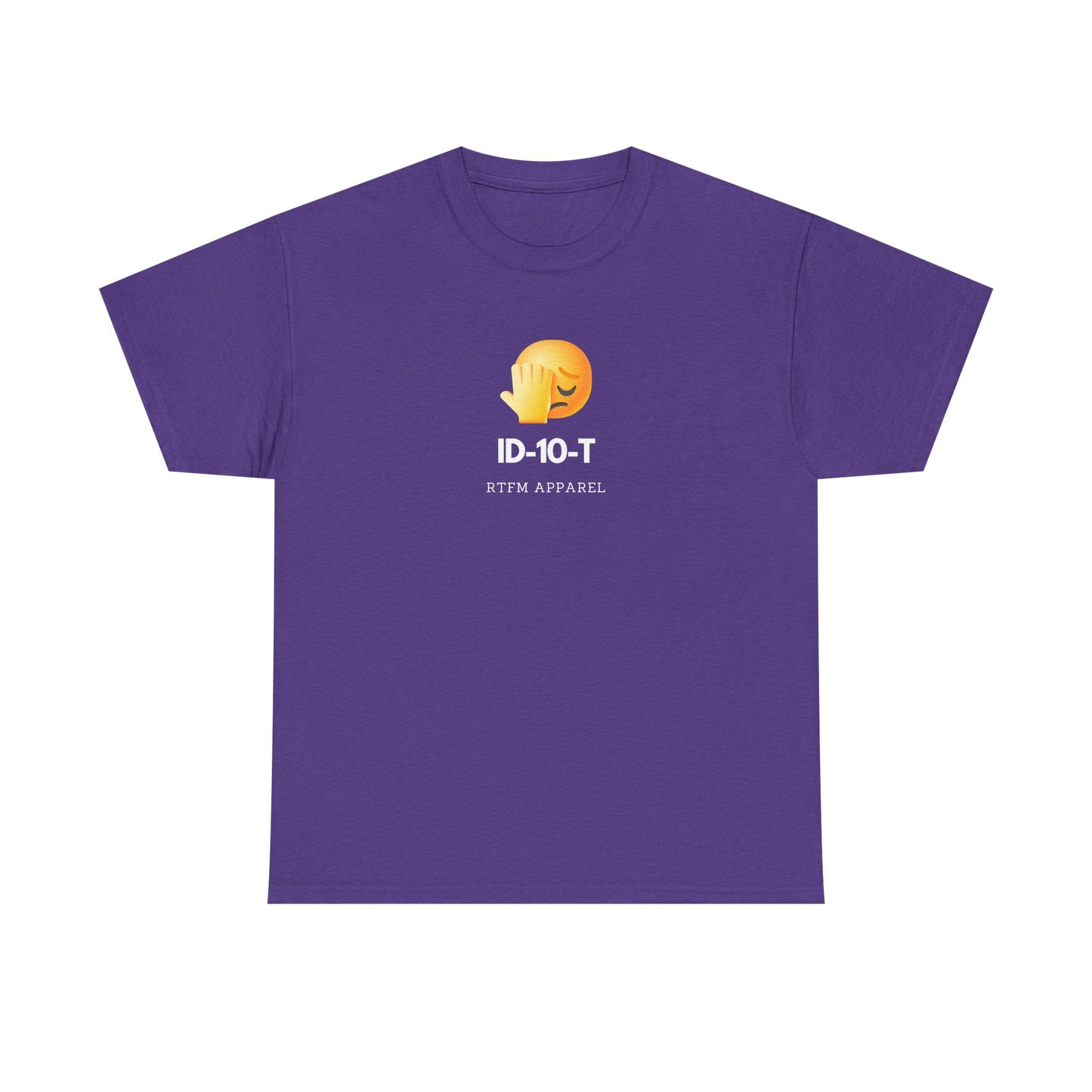ID-10-T Funny Tech Humor T-Shirt For IT Professionals And Geeks