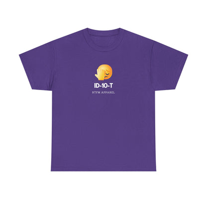 ID-10-T Funny Tech Humor T-Shirt For IT Professionals And Geeks
