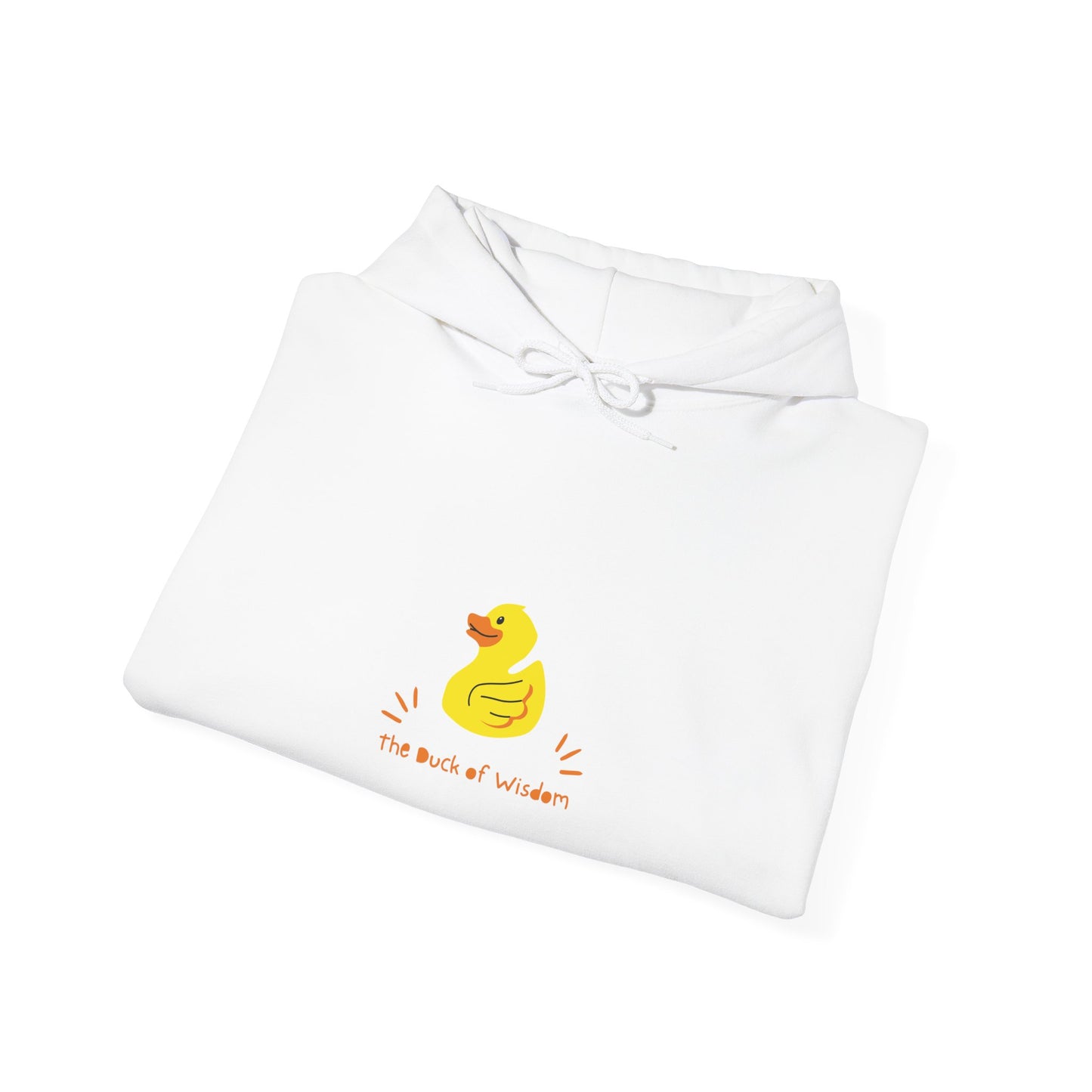 The Duck Of Wisdom Hoodie - Geeky Humor For IT Experts