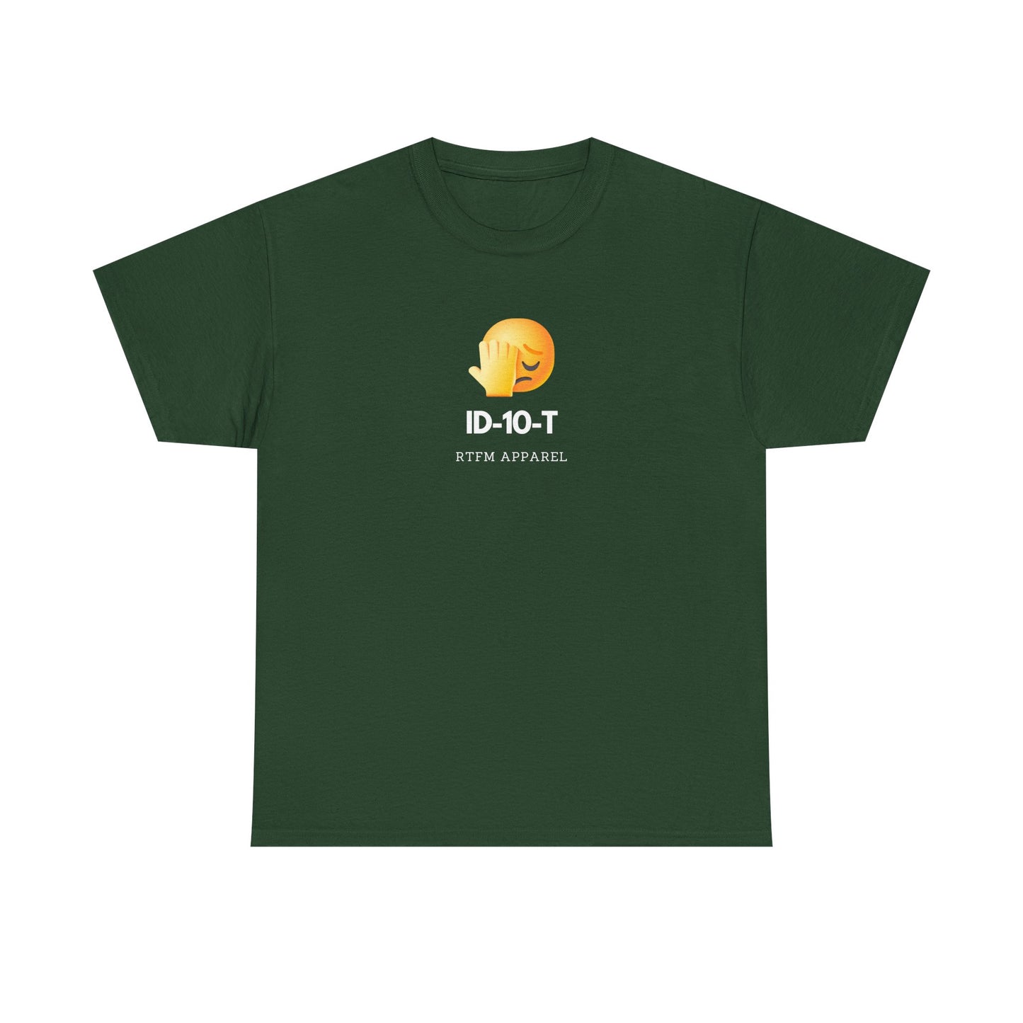ID-10-T Funny Tech Humor T-Shirt For IT Professionals And Geeks