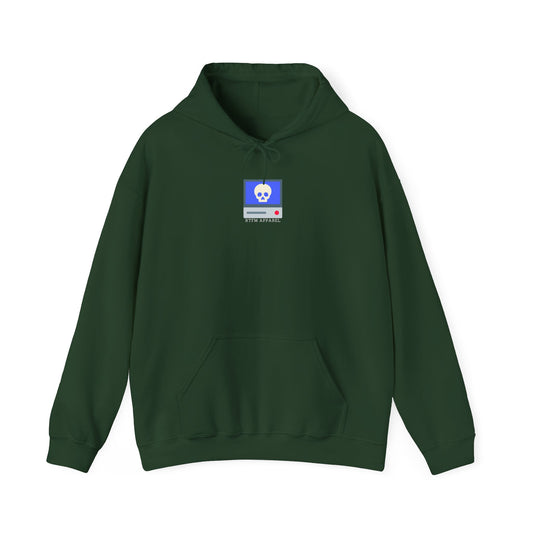 RTFM Apparel Hoodie - Geeky Skull Computer Graphic