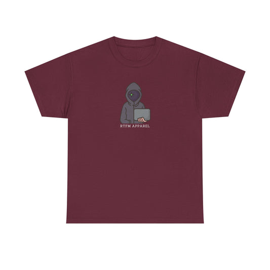 RTFM Apparel Hacker Hoodie Graphic - Tech, IT, Cyber Security Humor Shirt