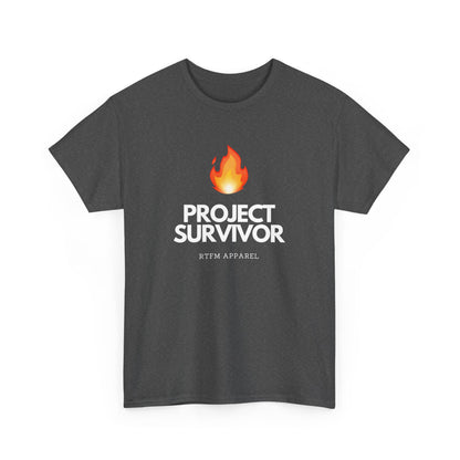 Project Survivor RTFM Apparel Flame Design - Tech, IT, Cybersecurity Engineer Humor 2025