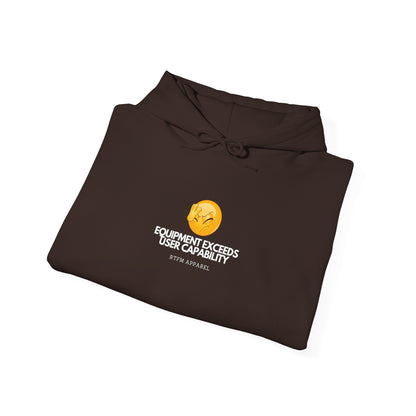 Equipment Exceeds User Capability – Humorous Tech Hoodie, RTFM Apparel 2025