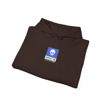 RTFM Apparel Hoodie - Geeky Skull Computer Graphic