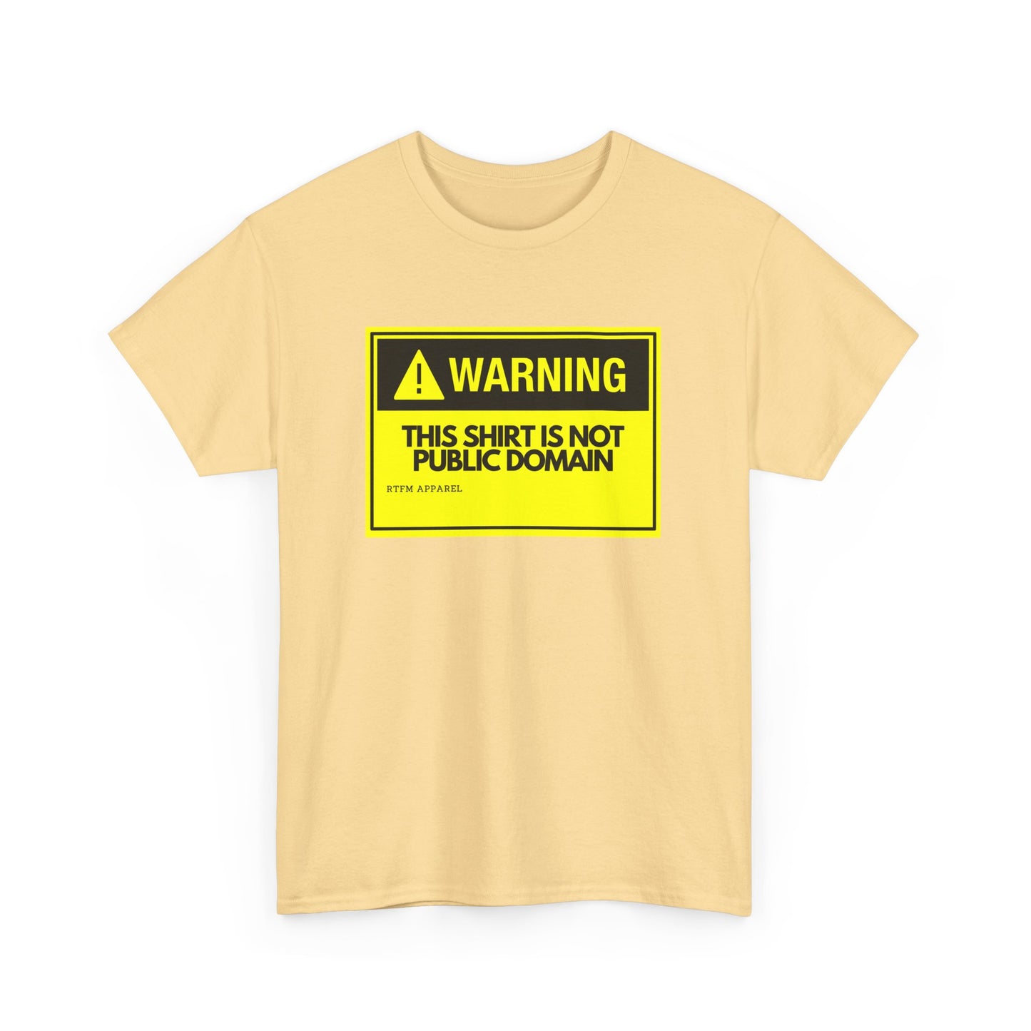 Warning This Shirt Is Not Public Domain Funny Tech Humor