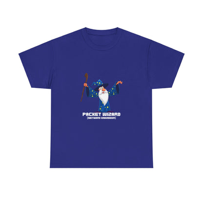 Packet Wizard Network Engineer Funny Tech Geek T-Shirt