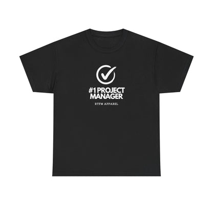#1 Project Manager Checkmark — Tee