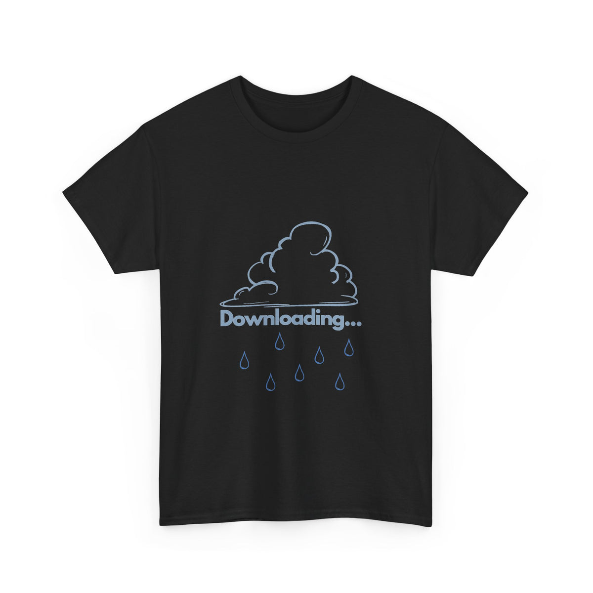 Downloading Cloud Raindrops — Tee