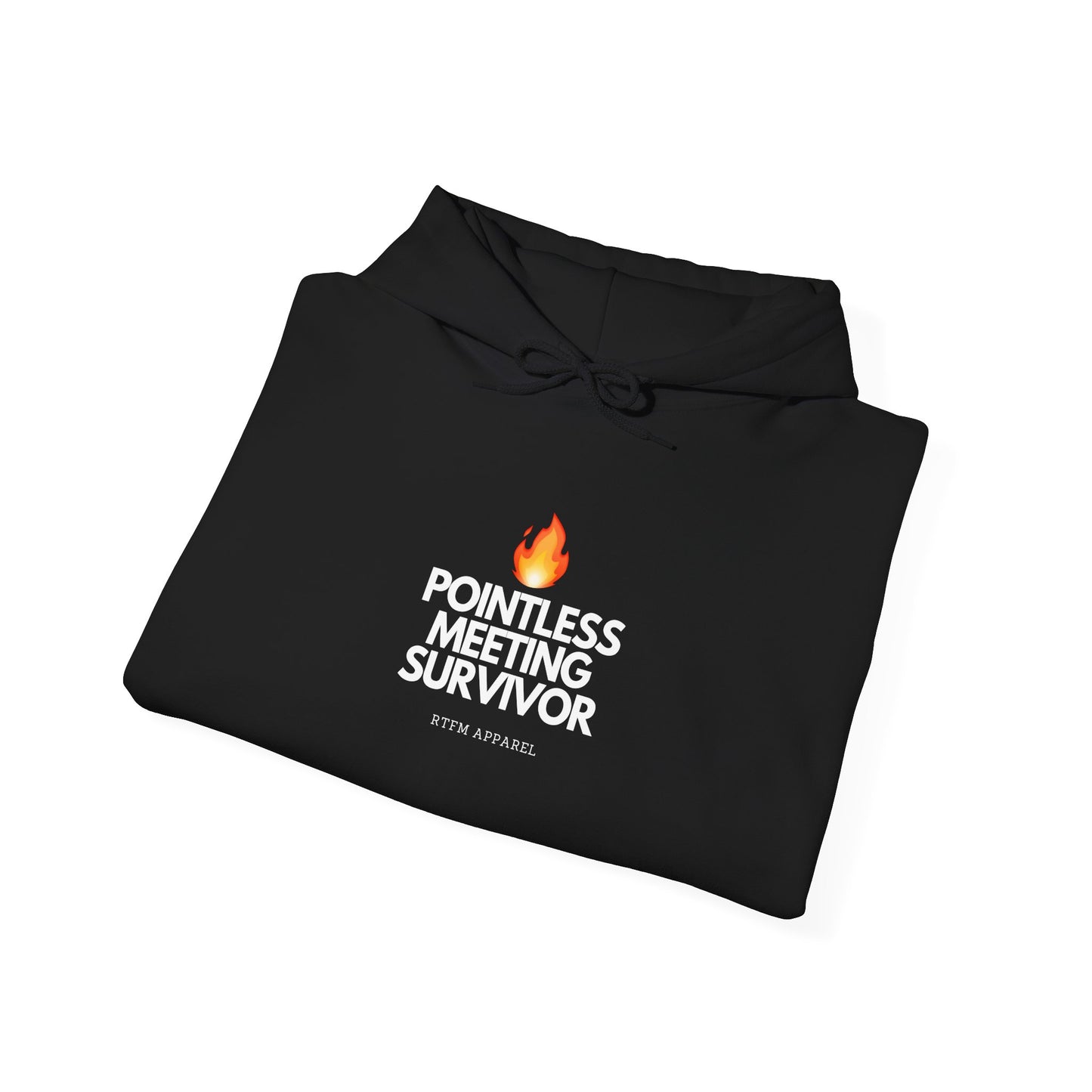 Pointless Meeting Survivor Hoodie - IT Humor, Tech Wear, Sysadmin, Developer Gift 2025