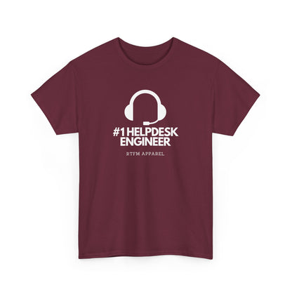 #1 Helpdesk Engineer Headset RTFM Apparel - Funny Tech, IT, Sysadmin