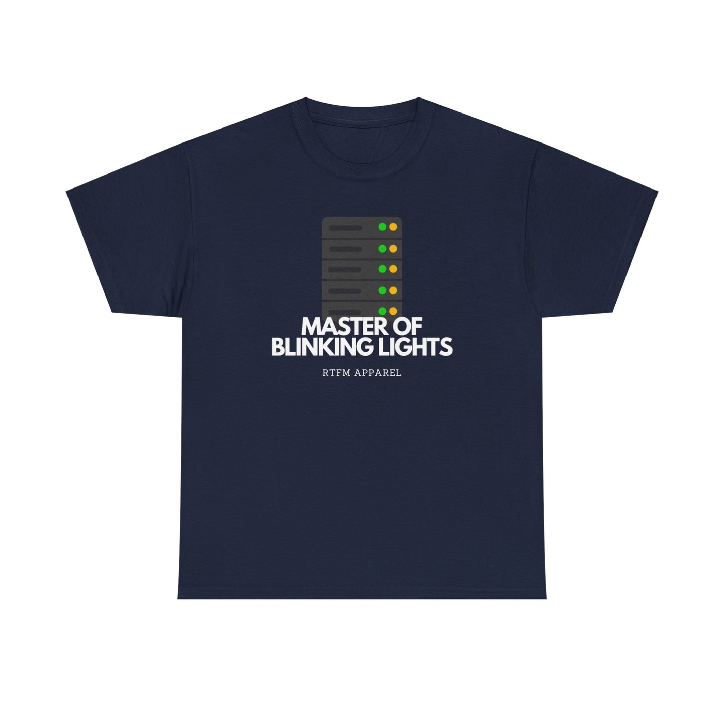 Master Of Blinking Lights - Sysadmin, IT, DevOps, Server Rack Funny