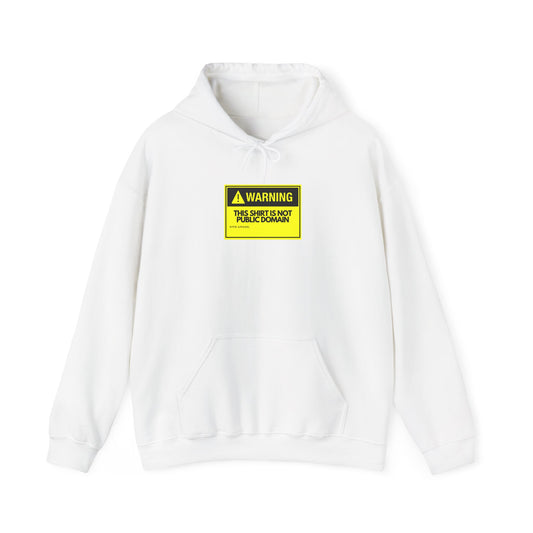 Warning This Hoodie Is Not Public Domain Geek Humor