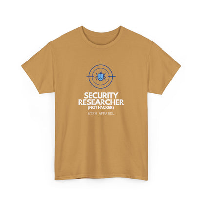 Security Researcher Not Hacker Bug RTFM Apparel Cybersecurity