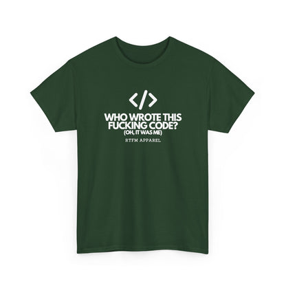Who Wrote This Code? Oh — Developer Tee