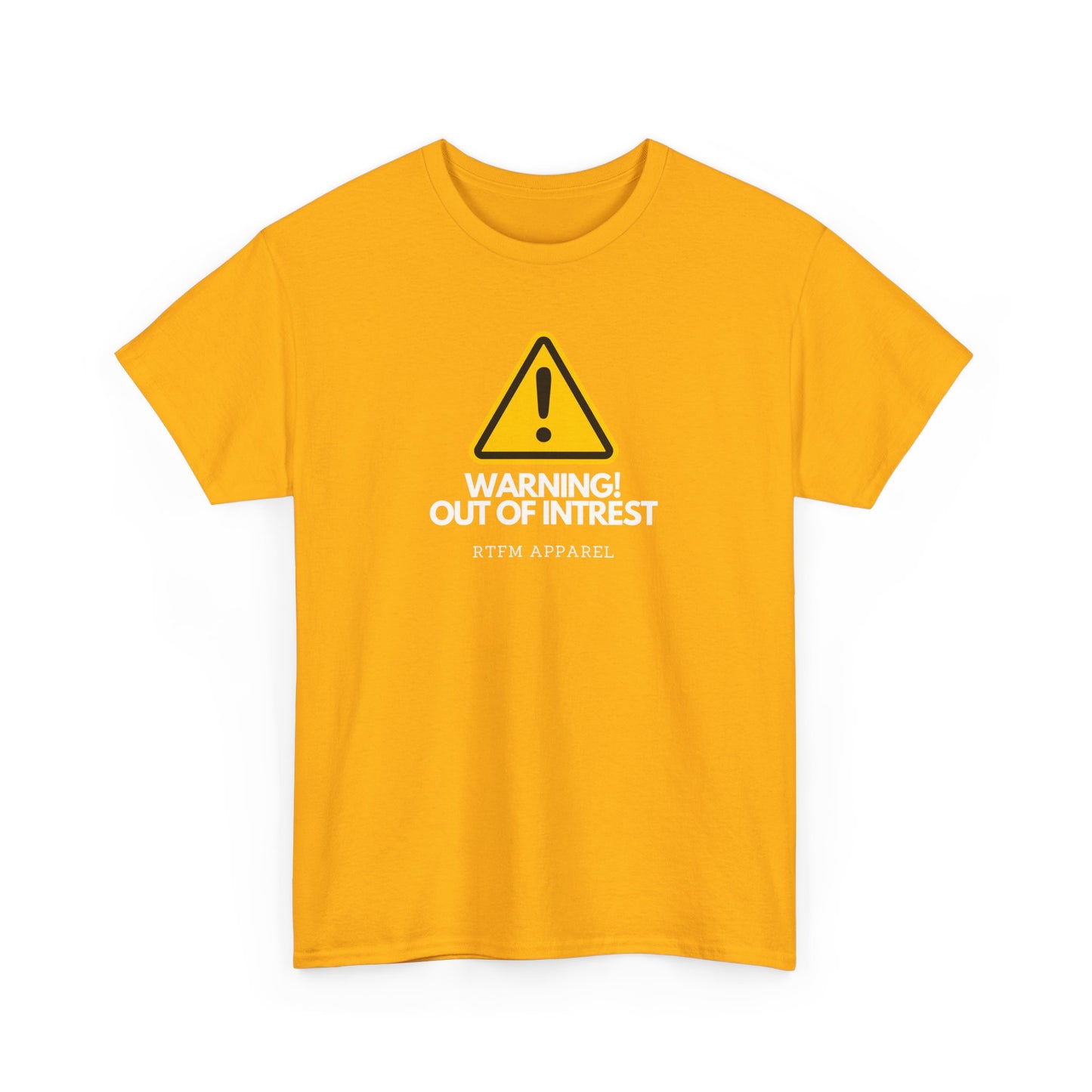 Warning Out Of Interest Funny Tech Humor IT Geek Tshirt For Developers