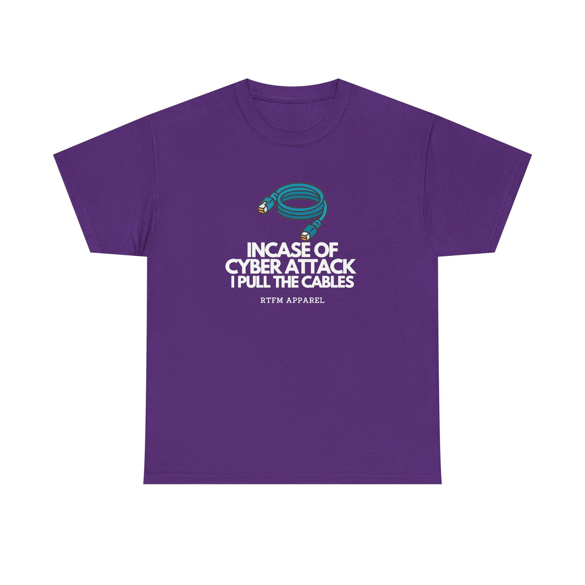 In Case Of Cyber Attack — Cybersecurity Tee