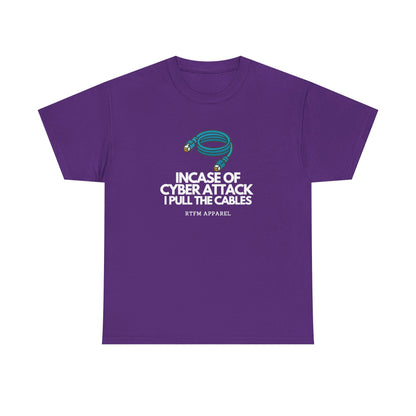 In Case Of Cyber Attack — Cybersecurity Tee
