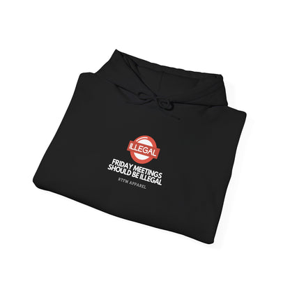 Funny Friday Meetings Should Be Illegal Hoodie for IT, Office, Geek, Programmer