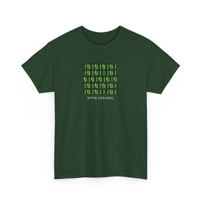RTFM Binary Code Geek Humor T-Shirt - DevOps, Sysadmin, Tech Nerd, 2025 Design