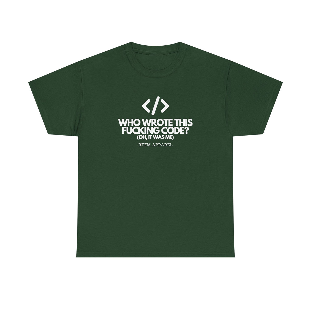 Who Wrote This Code? Oh — Developer Tee