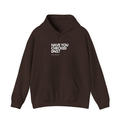 Have You Checked DNS? RTFM Apparel - Cozy Tech Hoodie, Network Geek, IT Humor
