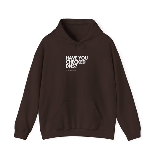 Have You Checked DNS? RTFM Apparel - Cozy Tech Hoodie, Network Geek, IT Humor