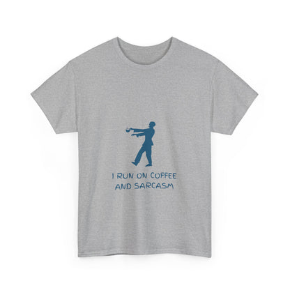 I Run On Coffee And Sarcasm - Funny Tech Geek Humor Tee
