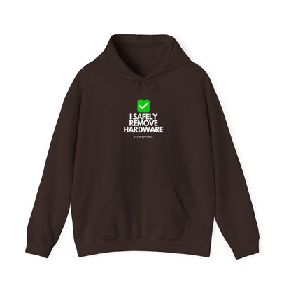 I Safely Remove Hardware Hoodie - Geeky IT Humor RTFM Apparel
