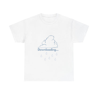 Downloading Cloud Raindrops - Tech Geek Humor