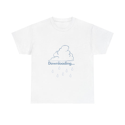 Downloading Cloud Raindrops - Tech Geek Humor