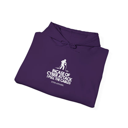 In Case Of Cyber Attack — Sysadmin Hoodie