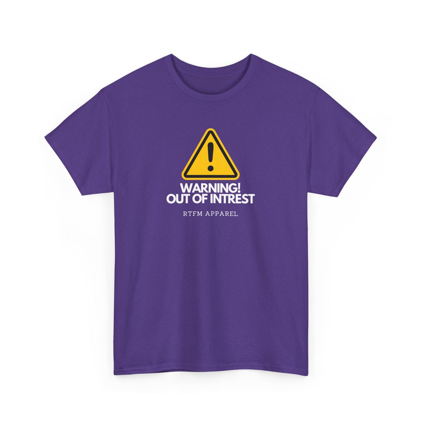 Warning Out Of Interest Funny Tech Humor IT Geek Tshirt For Developers