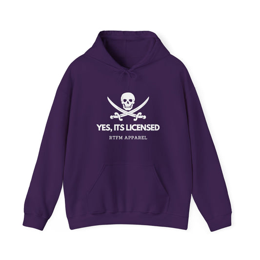 Yes, It's Licensed - RTFM Apparel Hoodie, Tech Humor, Geek, Cyber Security, Funny