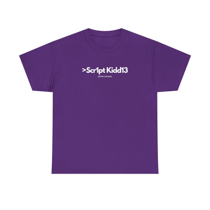 Script Kiddie RETFM Apparel Cyber Security Geek Humour — Tee