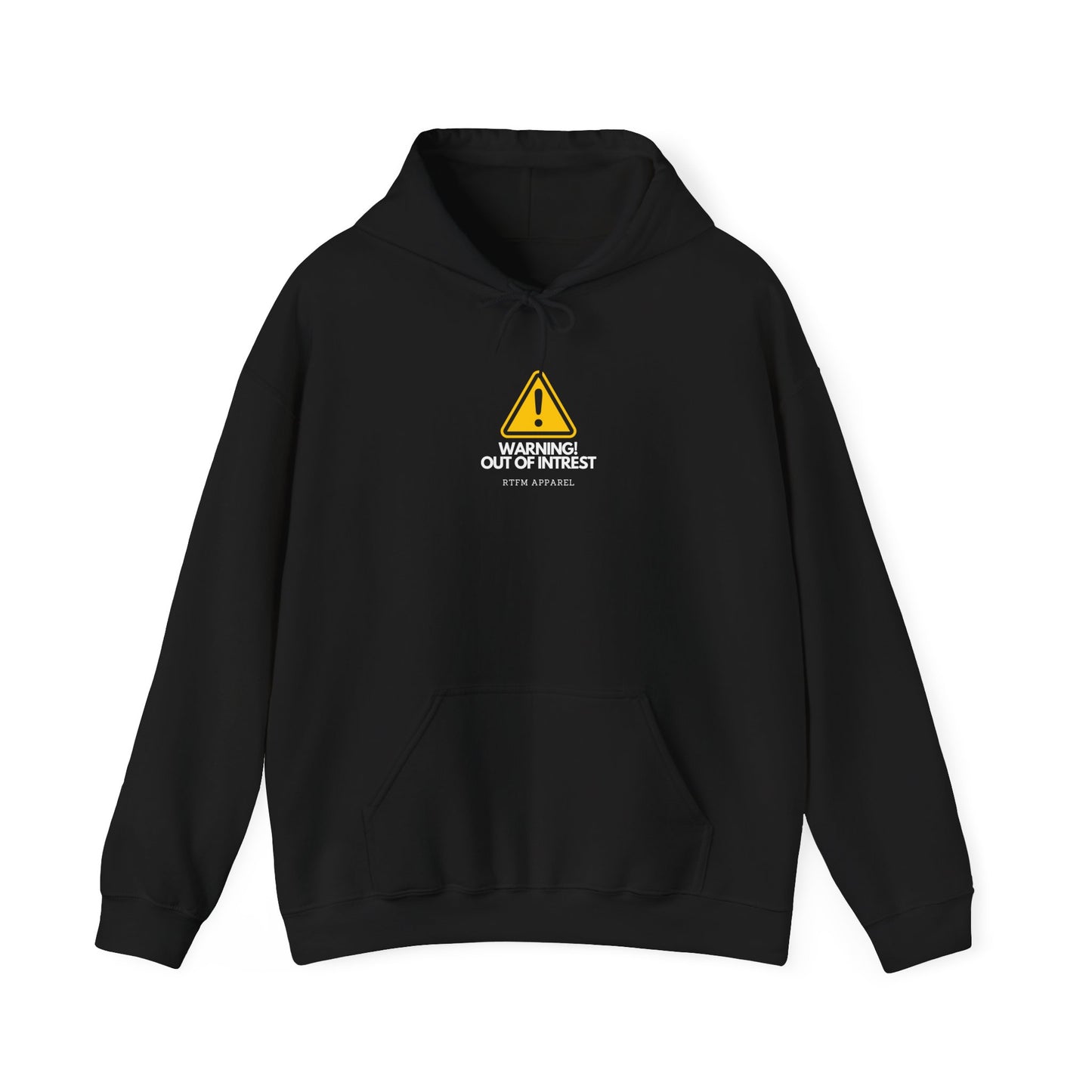 Warning Out Of Interest Funny Tech Hoodie For Cyber Security Professionals