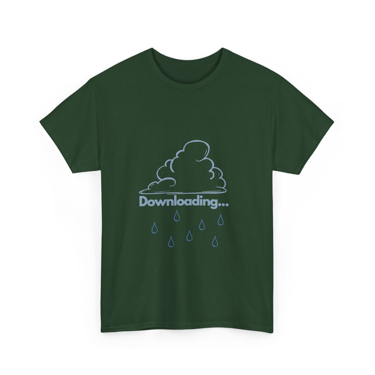 Downloading Cloud Raindrops — Tee