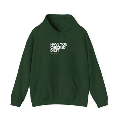 Have You Checked DNS? RTFM Apparel - Cozy Tech Hoodie, Network Geek, IT Humor