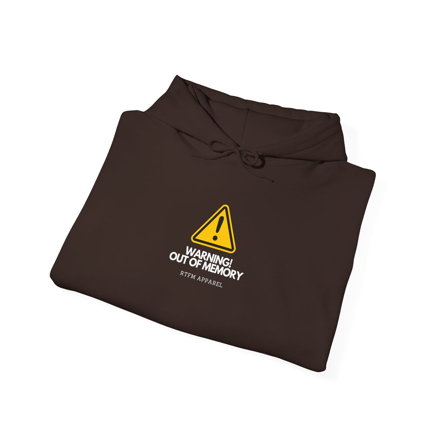 Warning! Out Of Memory - Fun Hoodie For Coders, Developers, IT Experts, Tech Geeks