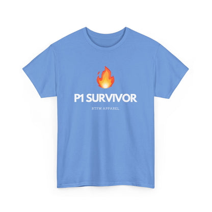 P1 Survivor T-Shirt - RTFM Apparel Funny IT, Tech, Cybersecurity, Geek Humor