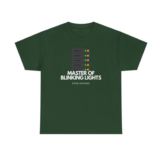 Master Of Blinking Lights - Sysadmin, IT, DevOps, Server Rack Funny