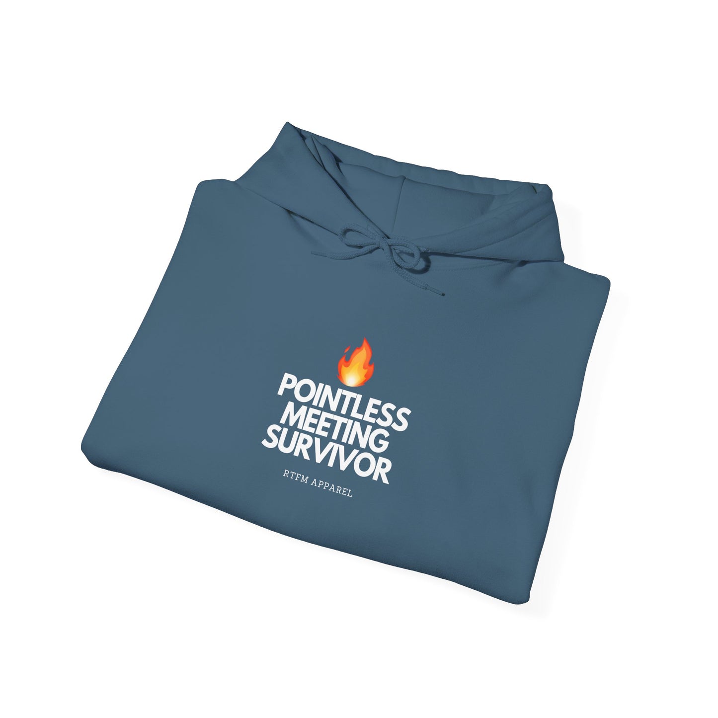 Pointless Meeting Survivor Hoodie - IT Humor, Tech Wear, Sysadmin, Developer Gift 2025