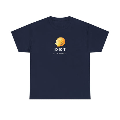 ID-10-T Funny Tech Humor T-Shirt For IT Professionals And Geeks