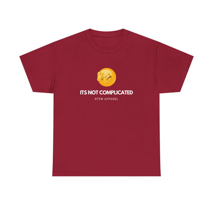 It's Not Complicated Emoji Humor RTFM Apparel - Tech, IT, Sysadmin, Network Admin