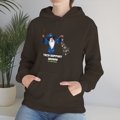 Tech Support Wizard -  Helpdesk, Sysadmin, Cloud Engineer, Architect, Azure, AWS, Network admin, Server Admin  Hoodie