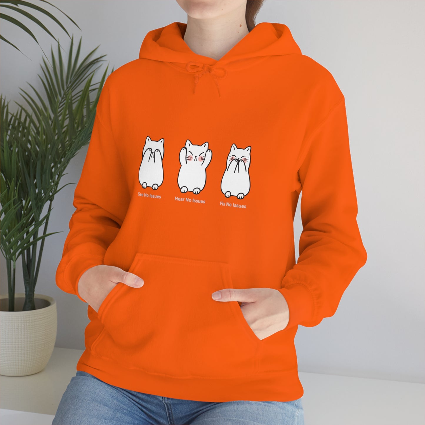 See No Issues, Fix No Issues -  Helpdesk, Sysadmin, Cloud Engineer, Architect, Azure, AWS, Network admin, Server Admin  Hoodie